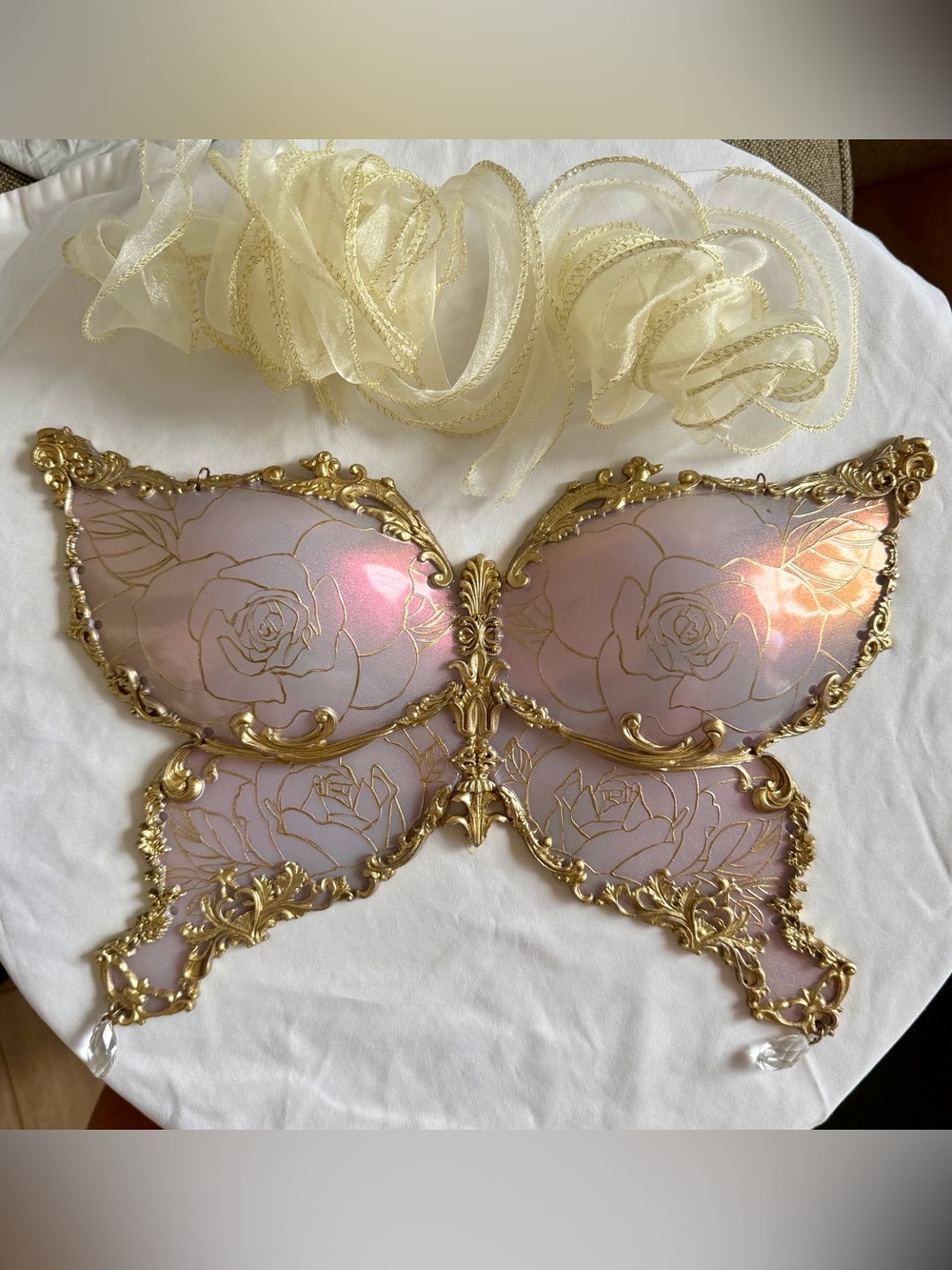 ZIWU ARTEMIS Moonstone Butterfly Resin Corset Top Fairy Festival